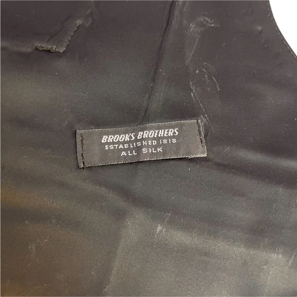 Brooks Brothers All Silk 100% Mens Burgundy Vest Size M - Picture 4 of 12